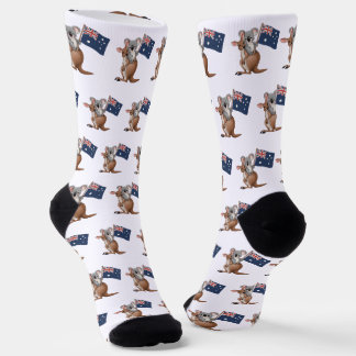 Chaussette Kangourou et koala