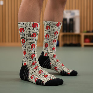 Chaussette Kanji de Judo, Judoka, motif de portes Torii