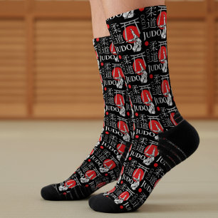 Chaussette Kanji de Judo, Judoka, motif de portes Torii
