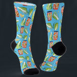 Chaussette Kimchi Ingrédients Chou épicé Aquarelle bleu<br><div class="desc">Un motif amusant décore ces superbes chaussettes. Main peinte par moi pour toi. Ajoutez votre propre texte ou modifiez les couleurs. Pour plus de designs et de couleurs,  consultez ma boutique ! Faites savoir à w. si vous voulez quelque chose de personnalisé.</div>