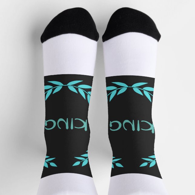 Chaussette KING Text pour garder le rythme de votr (Haut)