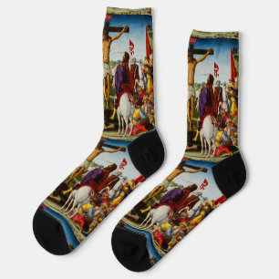Chaussette La Crucifixion de Benvenuto di Giovanni