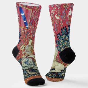 Chaussette La Dame et la licorne, Vue