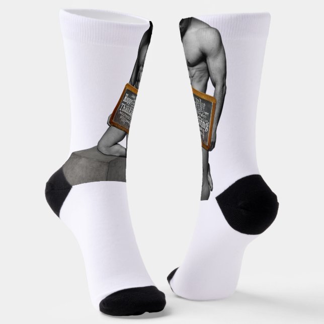 Chaussette La tradition de Thanksgiving de SlipperyJoe's homm (Angulaire)