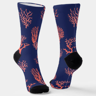 Chaussette La Vie de Coral et de la Marine