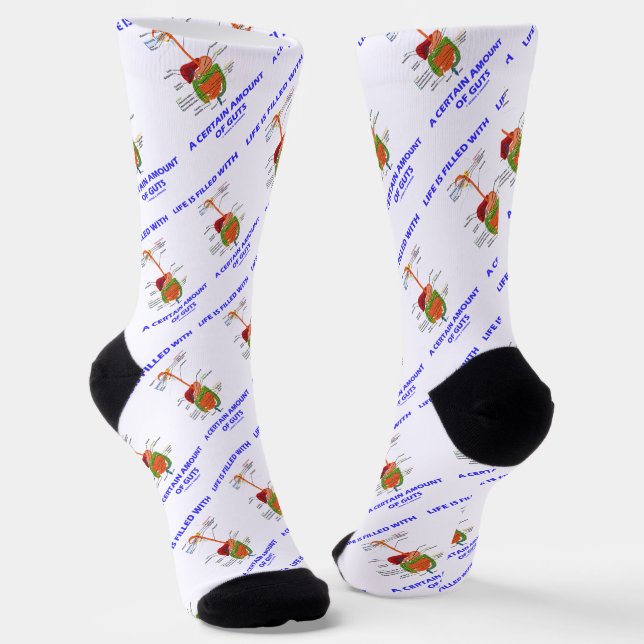 Chaussette La Vie Est Remplie D'Une Certaine Quantité De Tach (Angulaire)