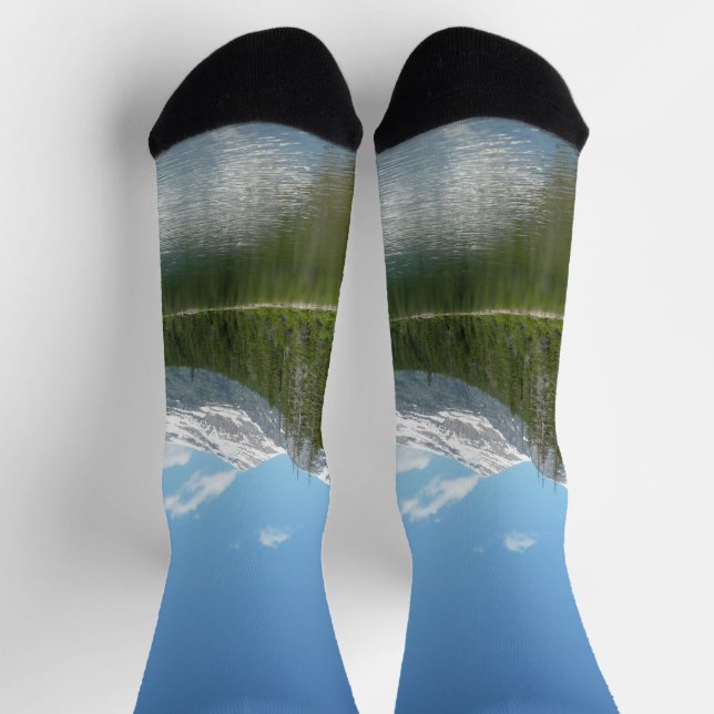 Chaussette Lac Avalanche I dans le parc national de Glacier (Haut)