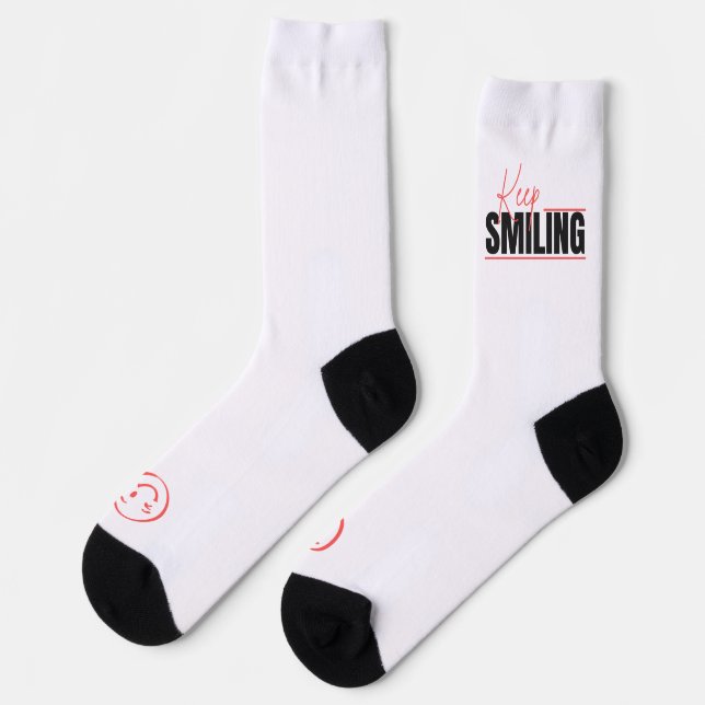 Chaussette Laisser continuer à sourire (Gauche)