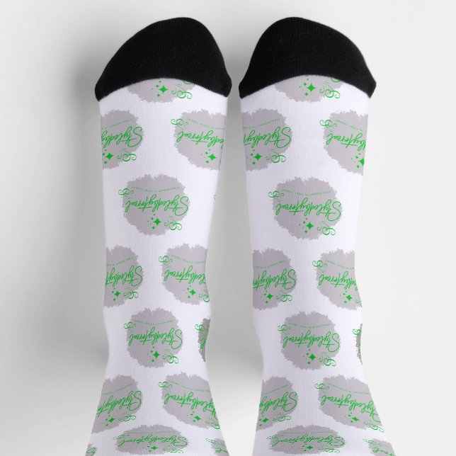 Chaussette Laissez votre expression parler dans votre mode (Haut)