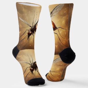 Chaussette L'art fractal des moustiques,