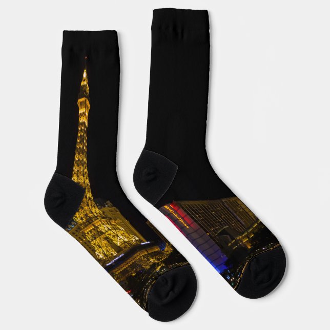 Chaussette Las Vegas la nuit Skyline (Droite)