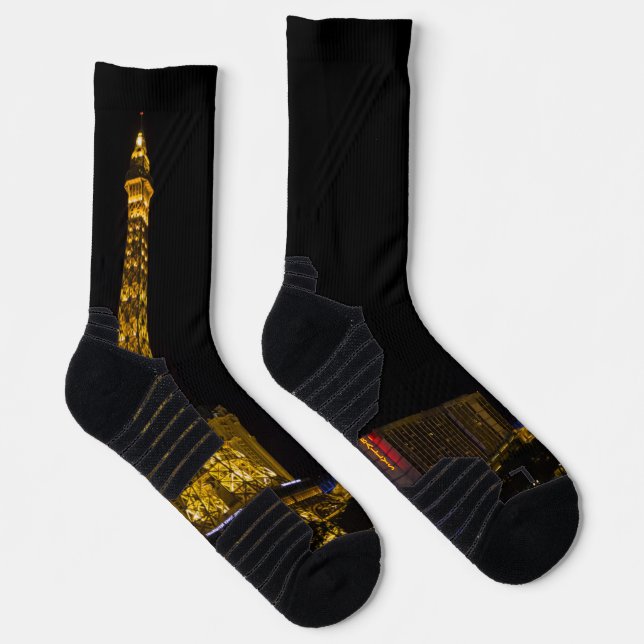 Chaussette Las Vegas la nuit Skyline (Droite)