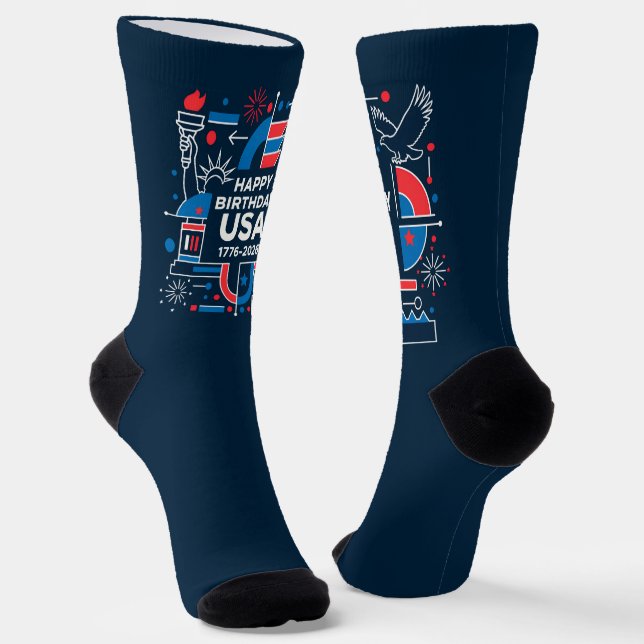Chaussette le 250e anniversaire de l'Amérique (Angulaire)