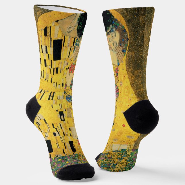 Chaussette Le Baiser de Gustav Klimt, Art Nouveau ancien (Angulaire)