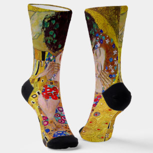 Chaussette Le Baiser de Gustav Klimt, Art Nouveau Vintage