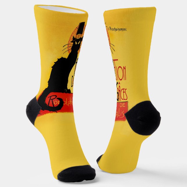 Chaussette Le chat noir Pèlerin Action de grâce (Angulaire)