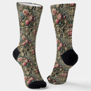 Chaussette Le Devourer de Bloom & Bone - Tapisserie gothique