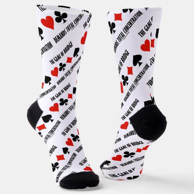 Chaussette Le Jeu Du Pont Demande Une Concentration Totale (Angulaire)