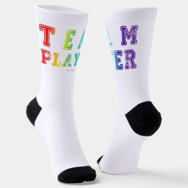 Chaussette Le joueur de l'équipe de SlipperyJoe rempli de plu (Angulaire)