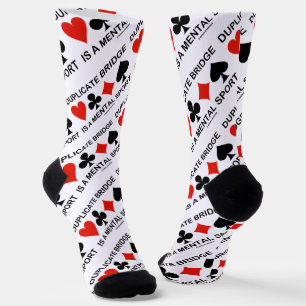 Chaussette Le Pont Dupliqué Est Un Sport Mental Quatre Costum