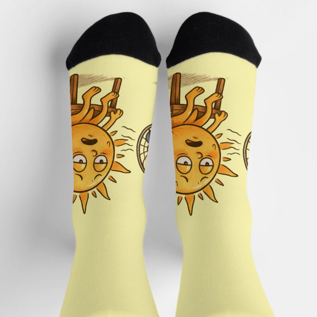 Chaussette Le soleil sur une pause chaude (Haut)