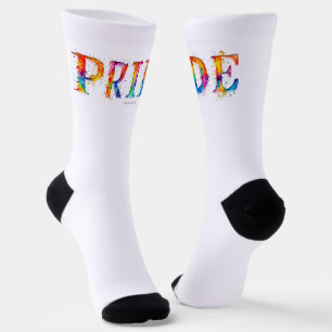 Chaussette Le texte coloré et créatif de SlipperyJoe sur le t