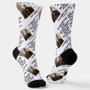 Chaussette Le Travailleur Doit Travailler Pour La Citation De