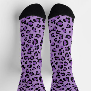 Chaussette Leopard Print, Léopard Spots, Purple Leopard