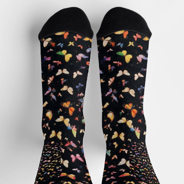 Chaussette Les 1000 Papillons Noirs (Haut)