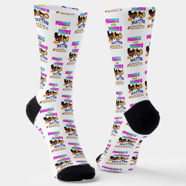 Chaussette Les amis sont des amis quoi qu'il arrive (Angulaire)