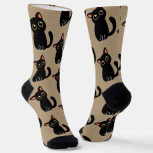 Chaussette Les chaussettes de chat noir les plus mignonnes po