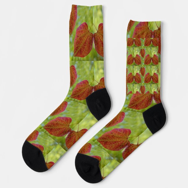 Chaussette Les Feuilles d'amour de la nature (Gauche)