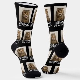 Chaussette Lesbiennes Mangent Quoi de Drôle