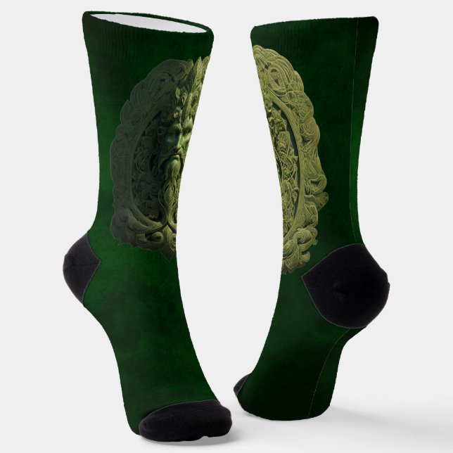 Chaussette L'Esprit Vigilant de la Nature : Homme Vert (Angulaire)