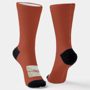 Chaussette Lettre rouge au Père Noël de Noël