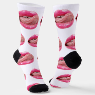 Chaussette Lèvres femelles