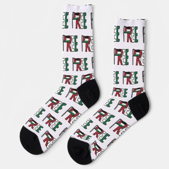 Chaussette Libérez la Palestine (Gauche)