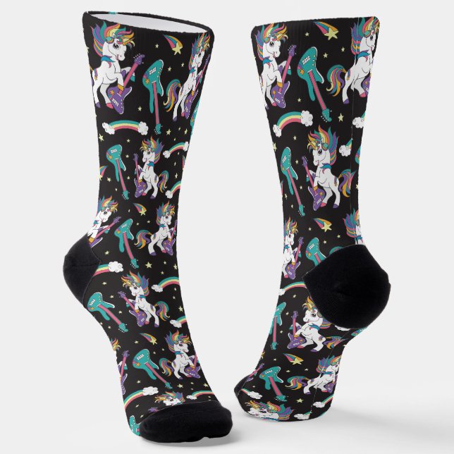 Chaussette Licornes Musicales  (Angulaire)