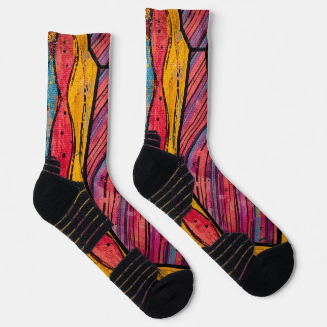 Chaussette Lien de rythme chromatique (Droite)
