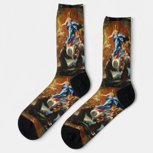 Chaussette L'Immaculée Conception de la Vierge Marie