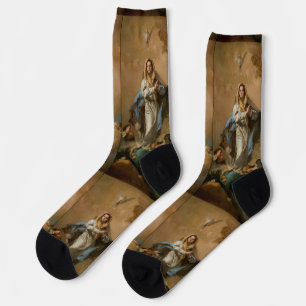 Chaussette L'Immaculée Conception par Giovanni Tiepolo