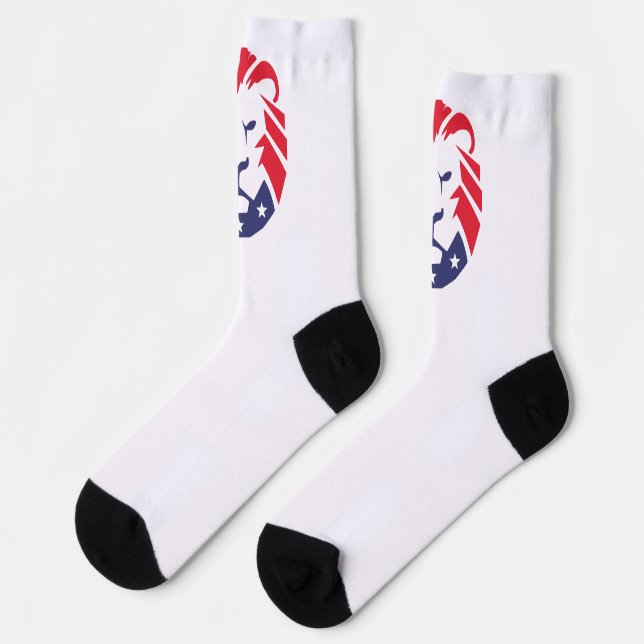 Chaussette Lion des Chaussettes des Patriotes (Gauche)
