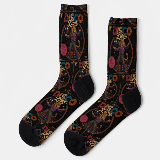 Chaussette Lion Disco (Gauche)