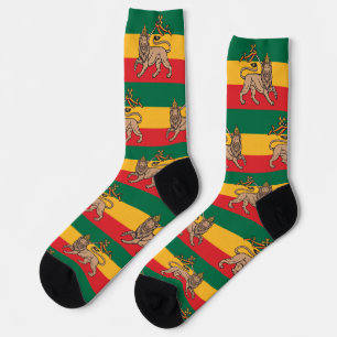 Chaussette Lion of Judah Jah Rasta Reggae Socks