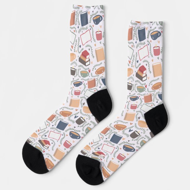 Chaussette Livres, Bougies Et Thé (Gauche)