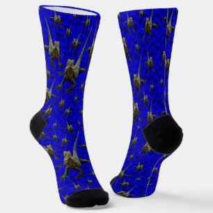 Chaussette Lizard de Dragon Bleu Australien, Chaussettes d'éq
