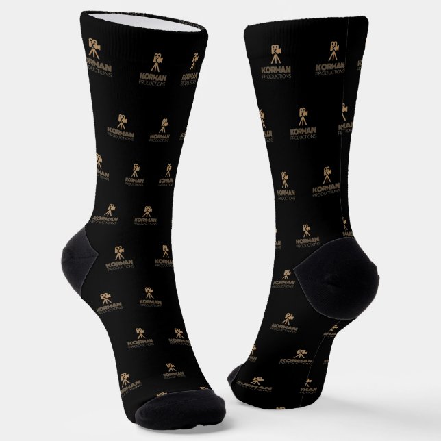 Chaussette Logo de la chaîne YouTube de Korman Productions en (Angulaire)