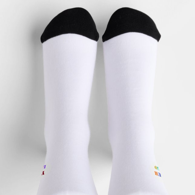 Chaussette Logo professionnel personnalisé Chaussettes d'entr (Haut)