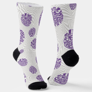 Chaussette Logo Willy Wonka Chaussettes graphiques psychédéli