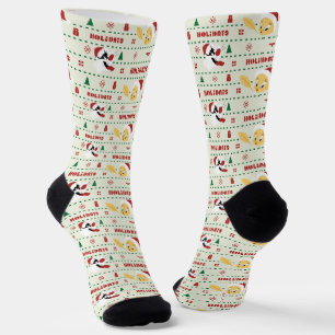 Chaussette LOONEY TUNES™ SYLVESTER™ & TWEETY™ Motif de vacanc